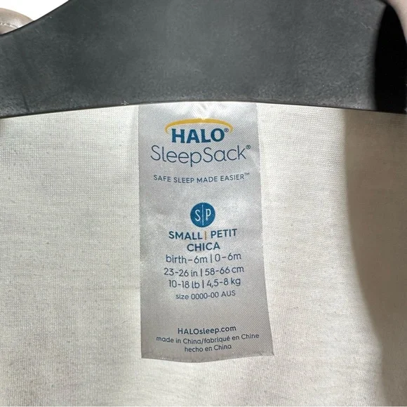 HALO SLEEPSACK Sleeveless Baby Wearable Blanket with Plush Soothing Dots - Picture 8 of 9